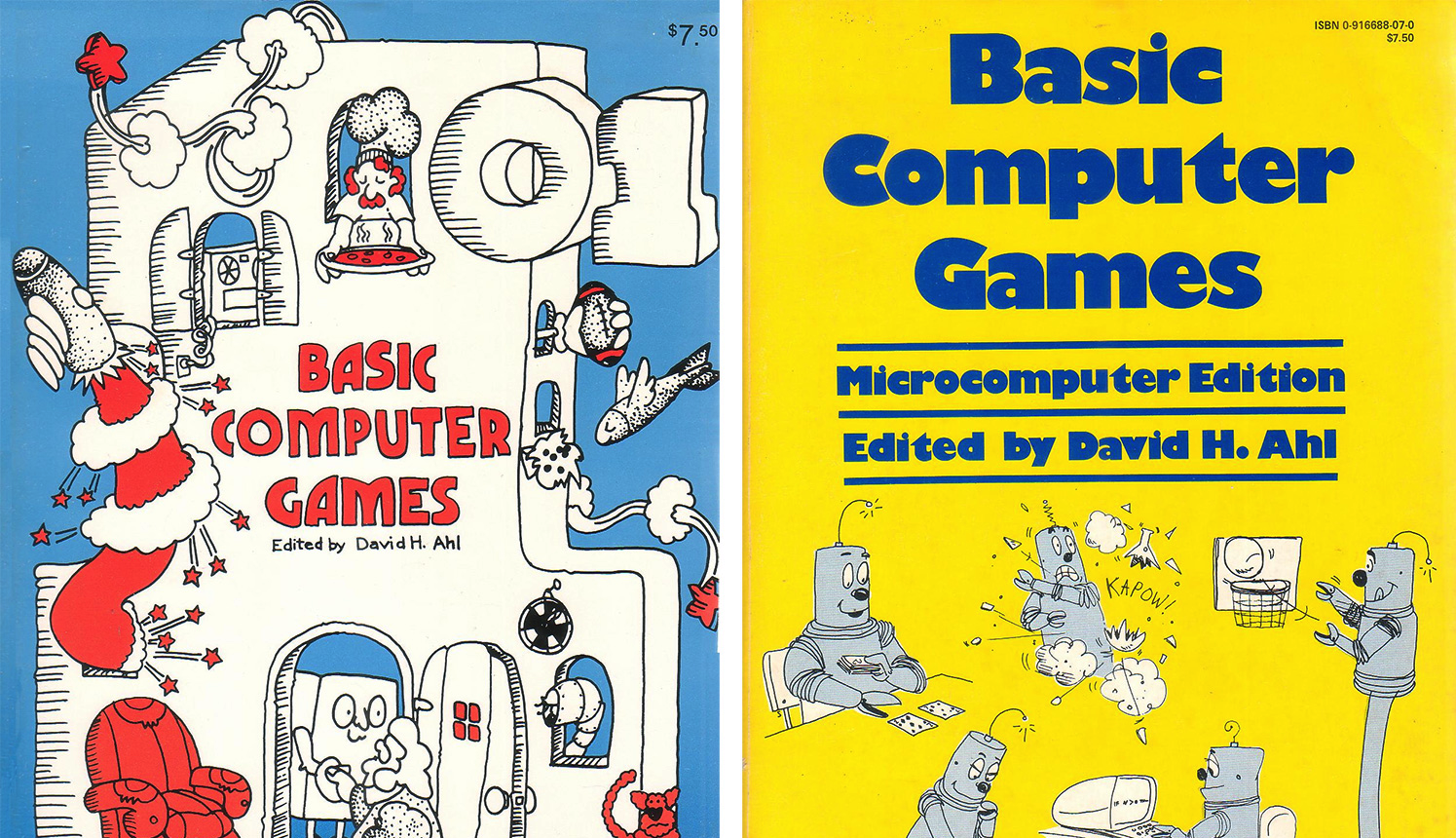 BASIC Computer Games book covers