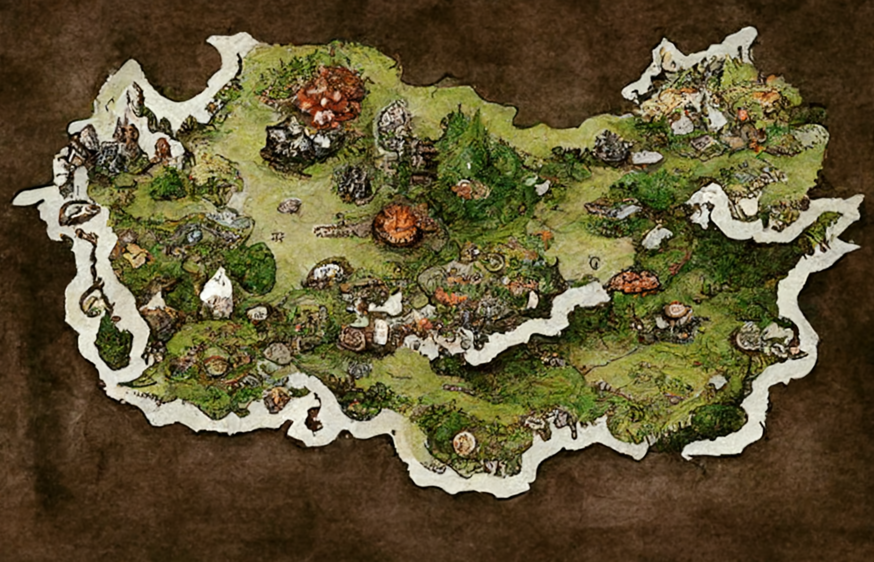 RPG campaign map