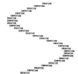 Creative-Computing-sine-wave printout