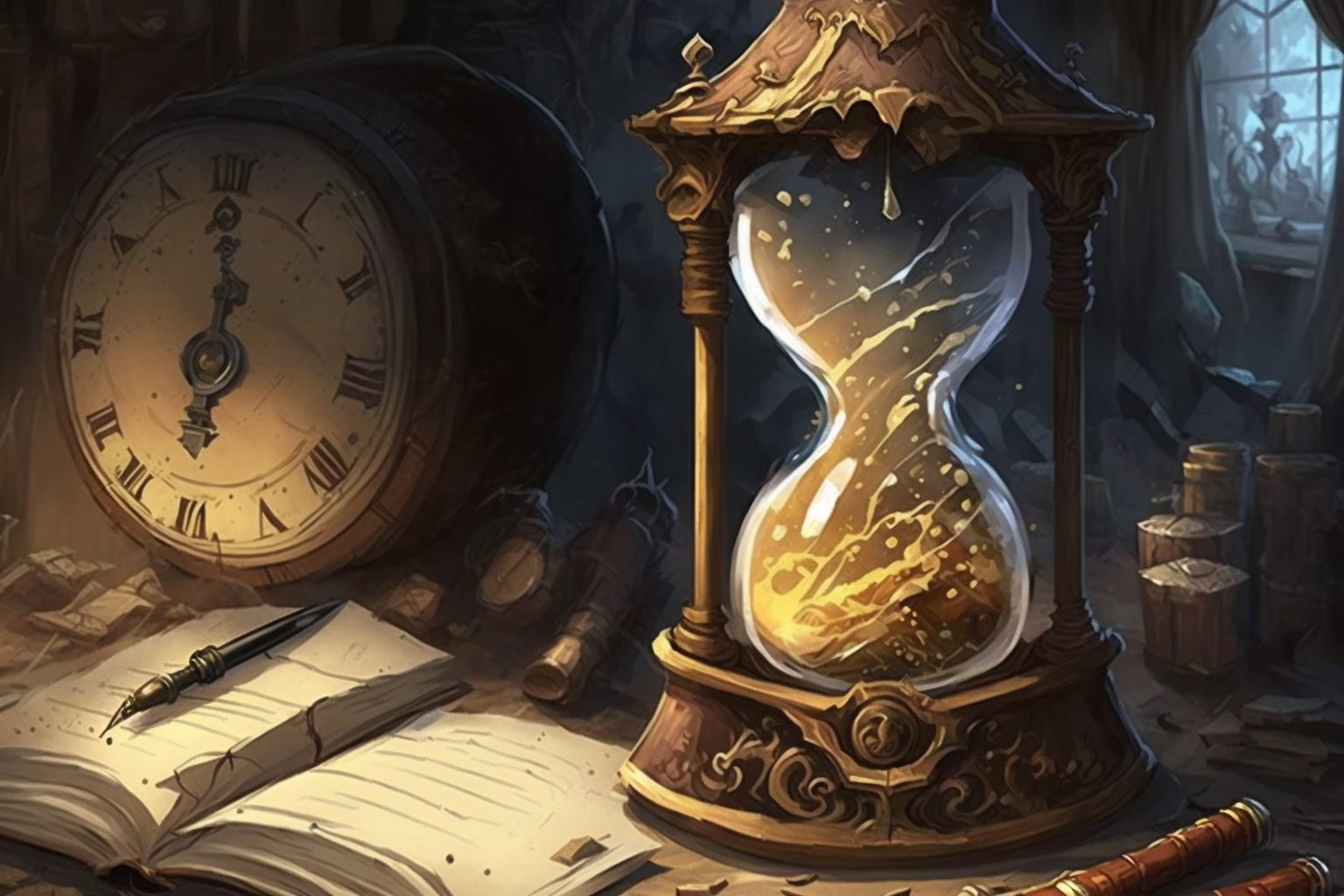 one-page role playing games that can be played in the time of an hourglass