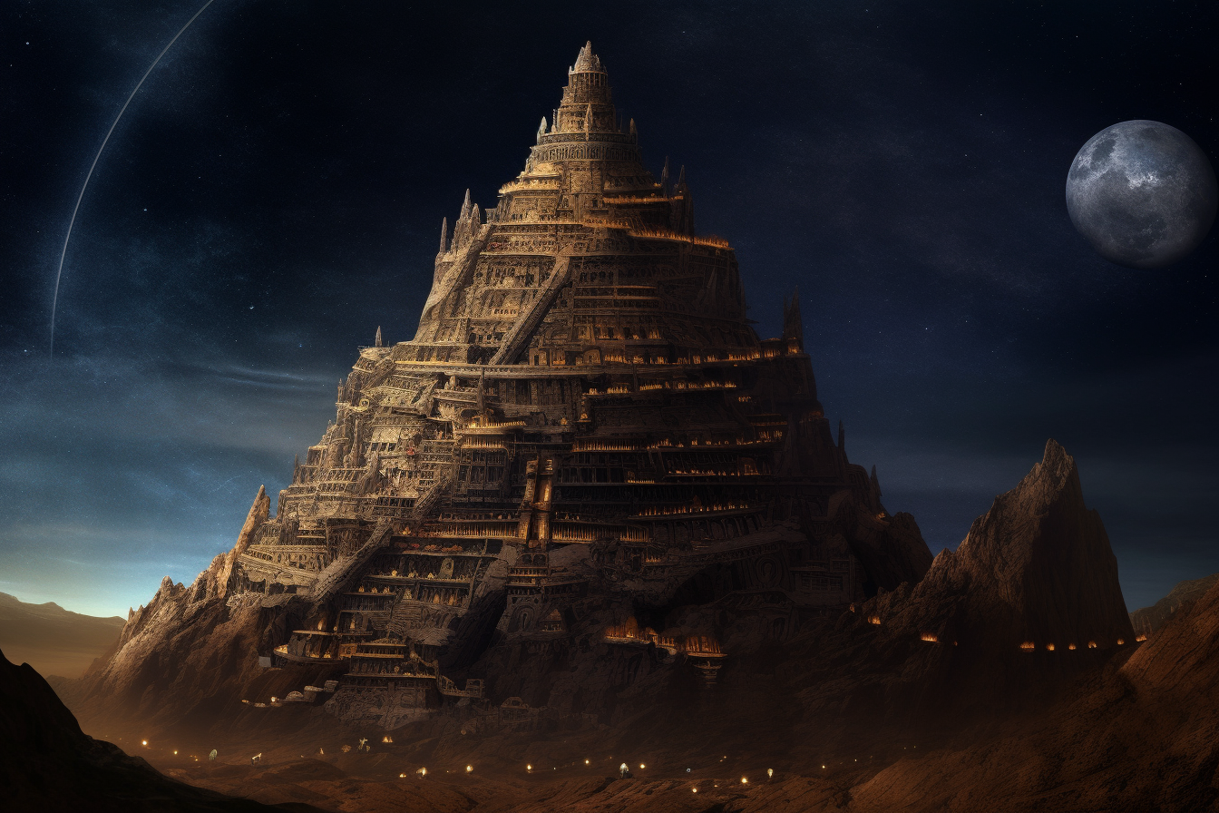 Tower of Babel on the Klingon home planet