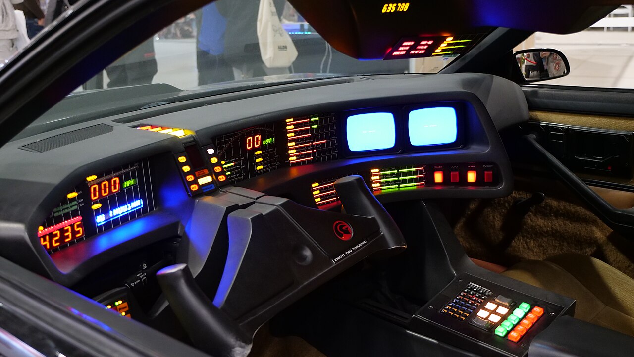 Knight Rider KITT interior view